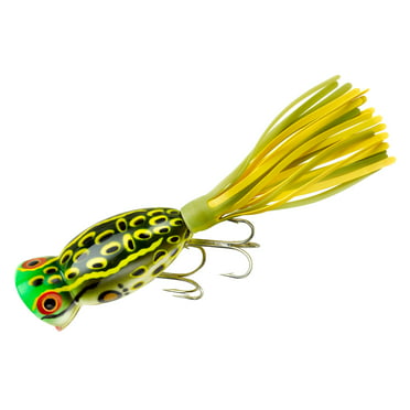 Bomber BSWPPOY Paradise Popper Yellow Oval Bait Fishing Weighted Saltwater Float